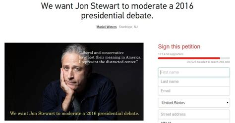 Jon Stewart for Celebrity President. This Is Not a Joke!